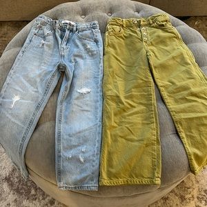 Zara girls size 8 jeans